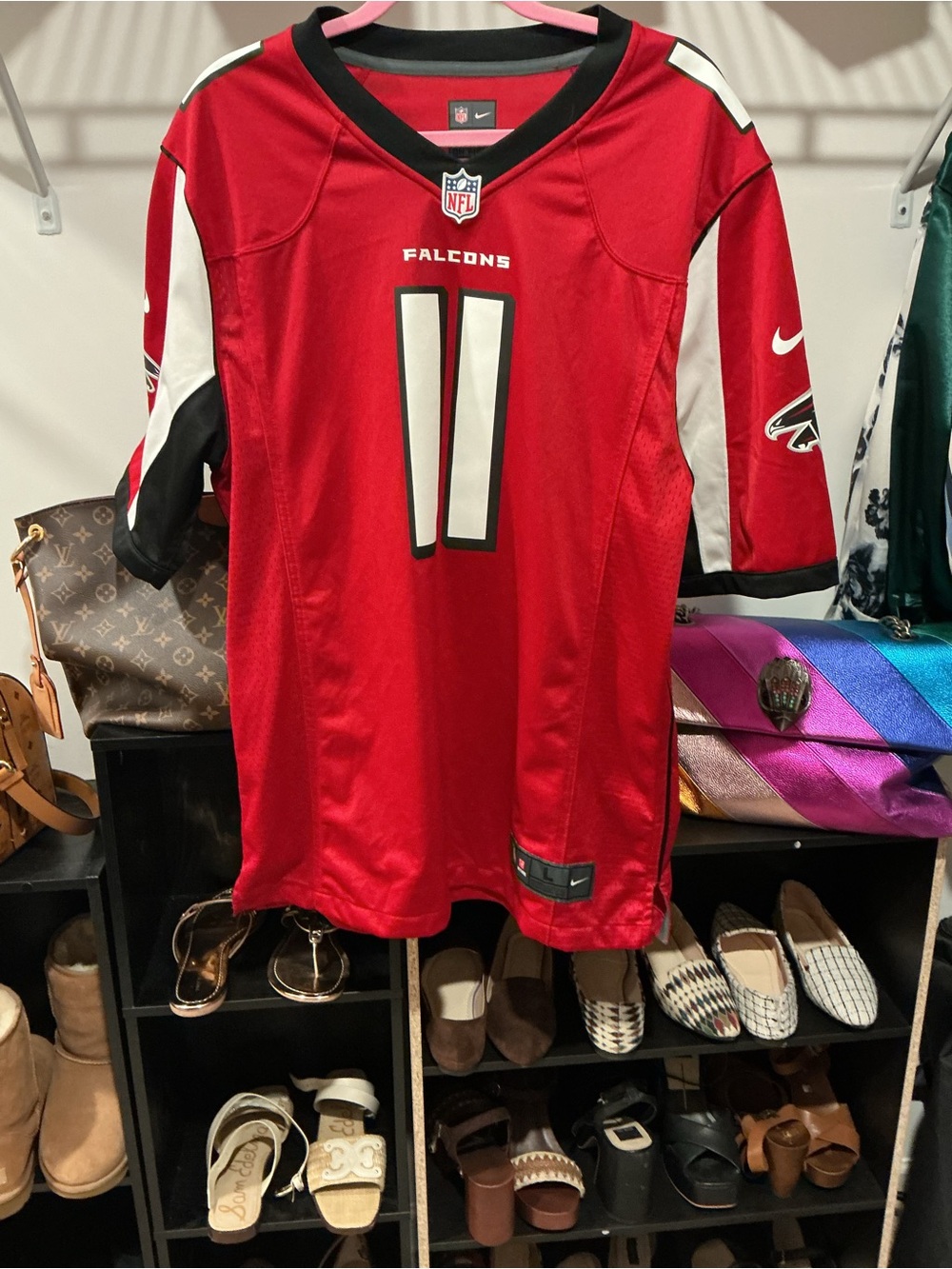 Nike Red Atlanta Falcons #11 Football Jersey